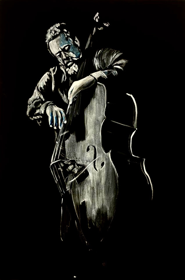 Charles Mingus - Oil on canvas 100x150cm - 2022