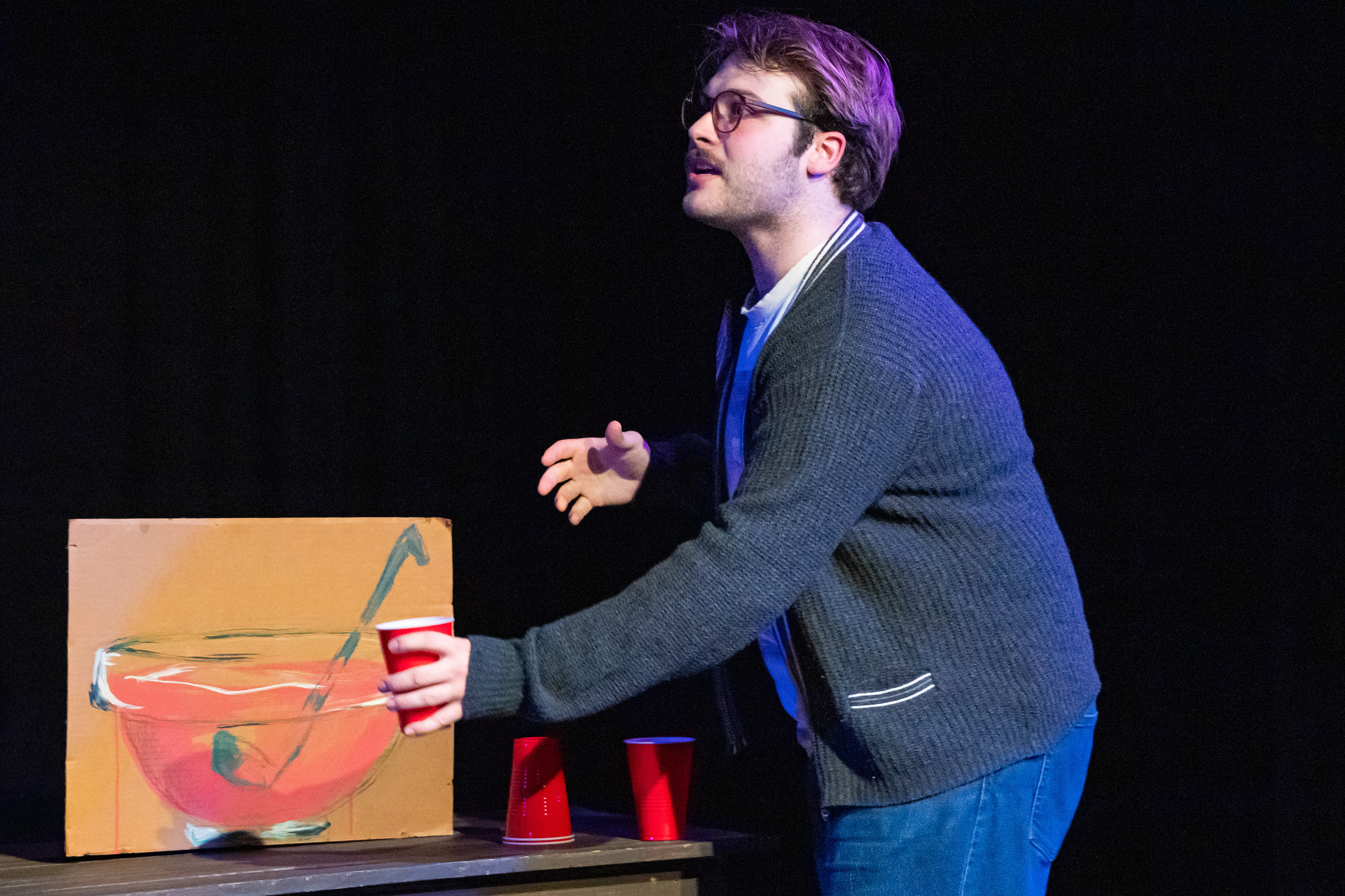 Cardboard Punch Bowl, Desert Animals 