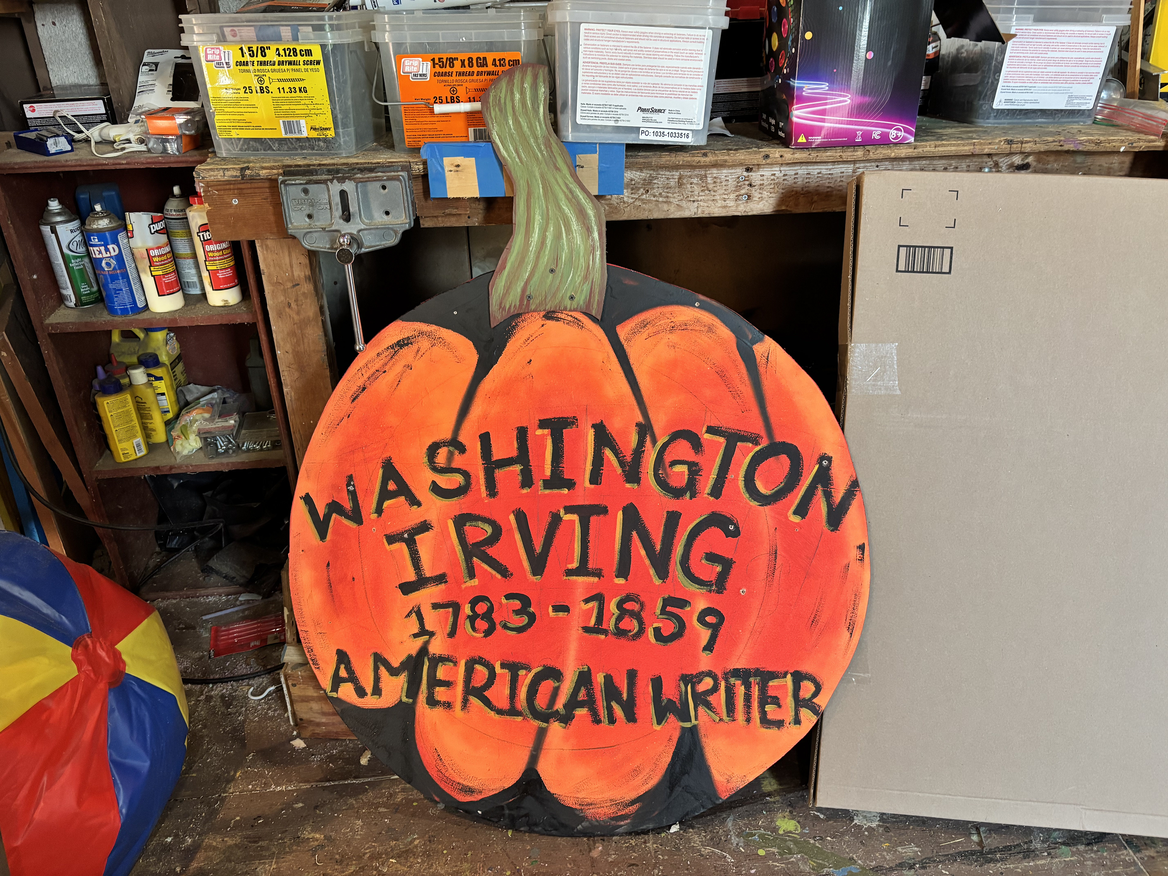 Pumpkin sign, Sleepy Hallow Awakens 2026