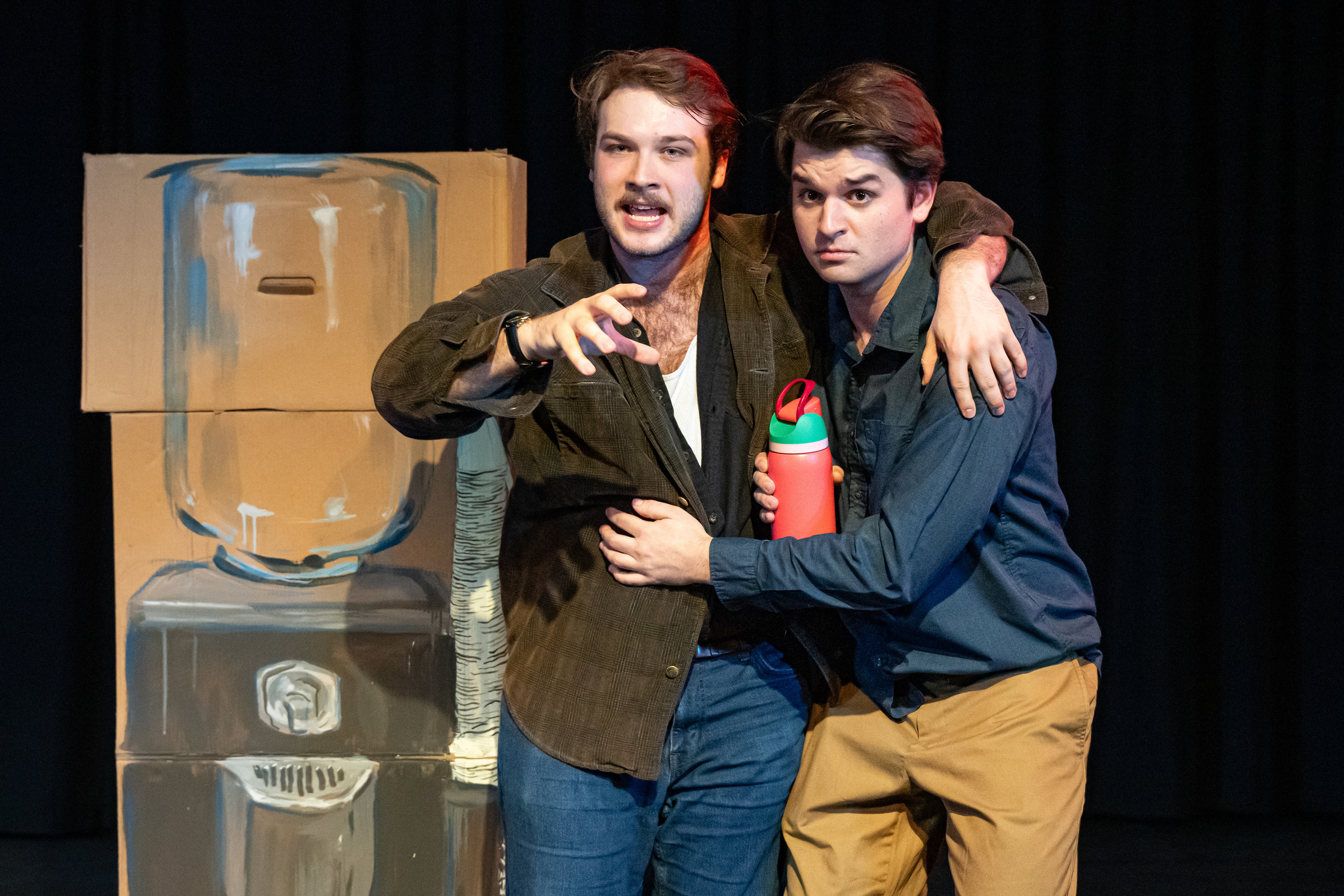 Cardboard Water Cooler, Desert Animals 