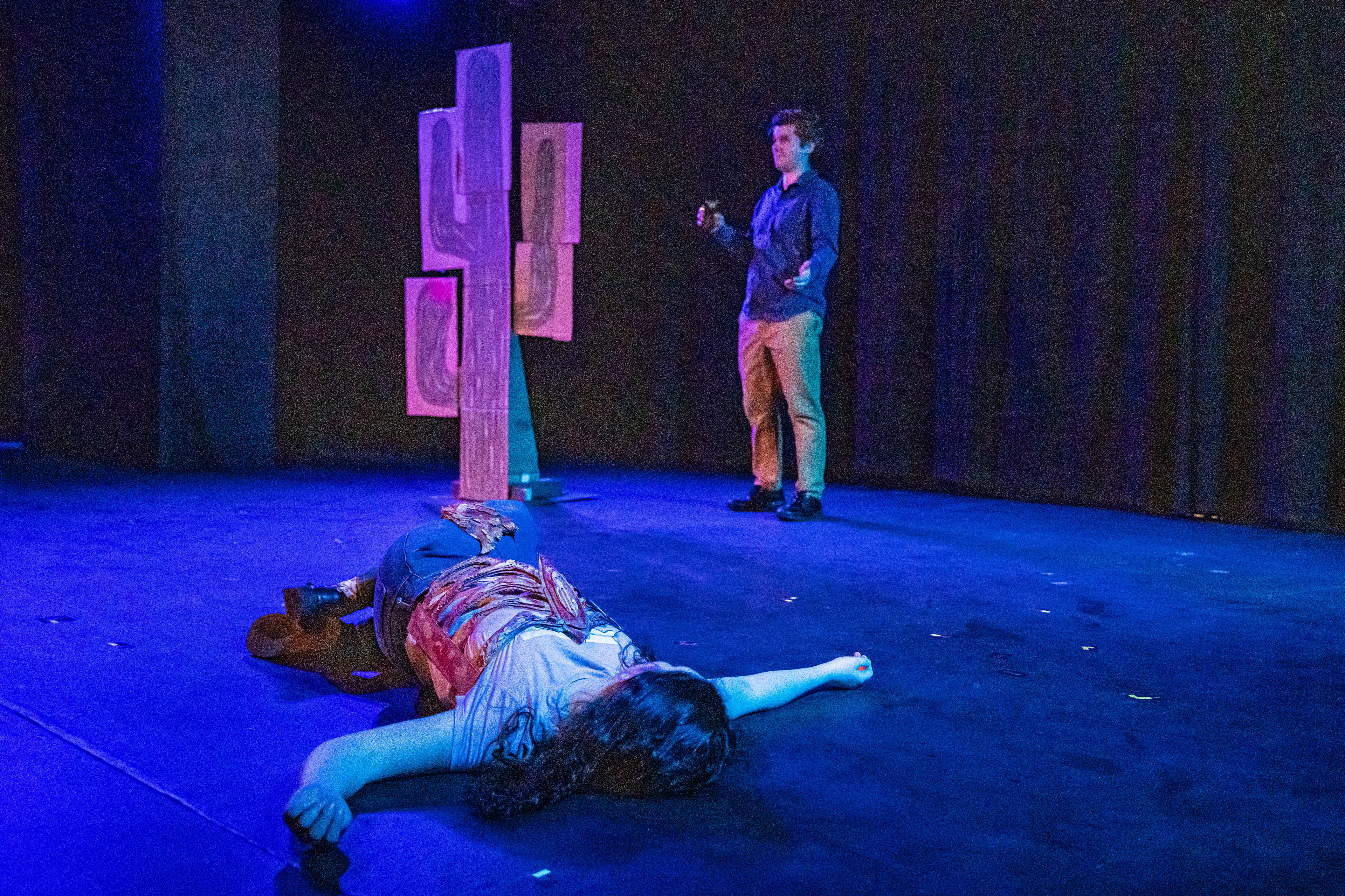 Cardboard Cactus& Ribcage, Desert Animals 