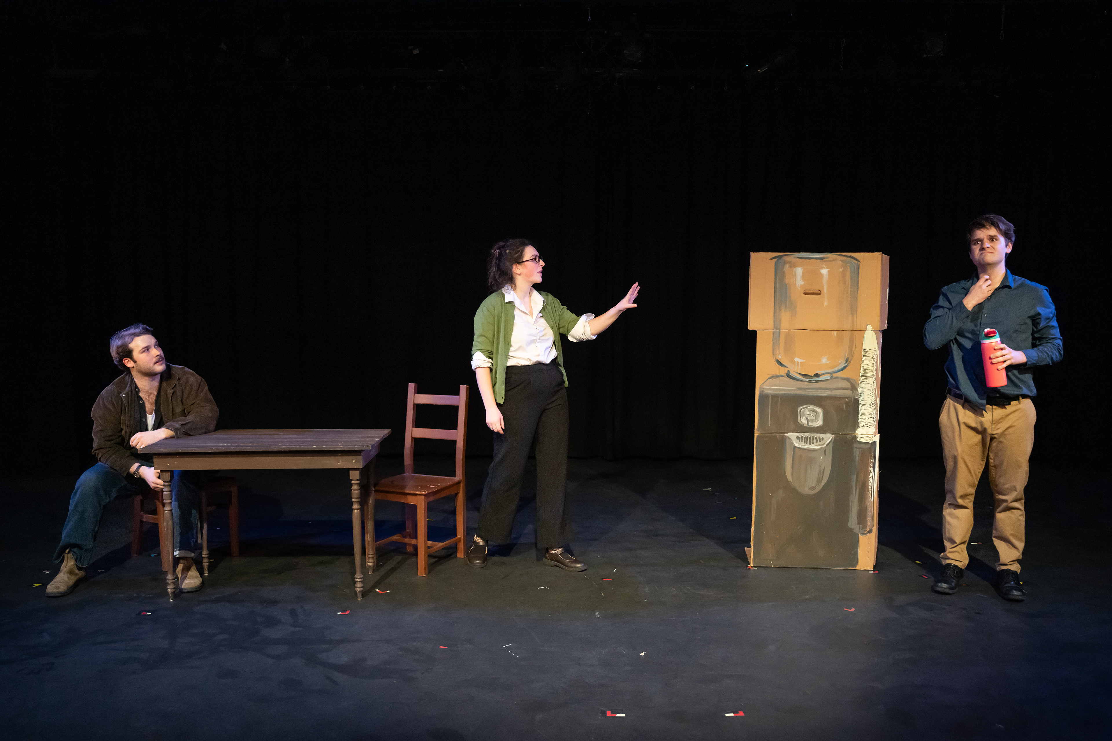 Cardboard Water Cooler, Desert Animals 