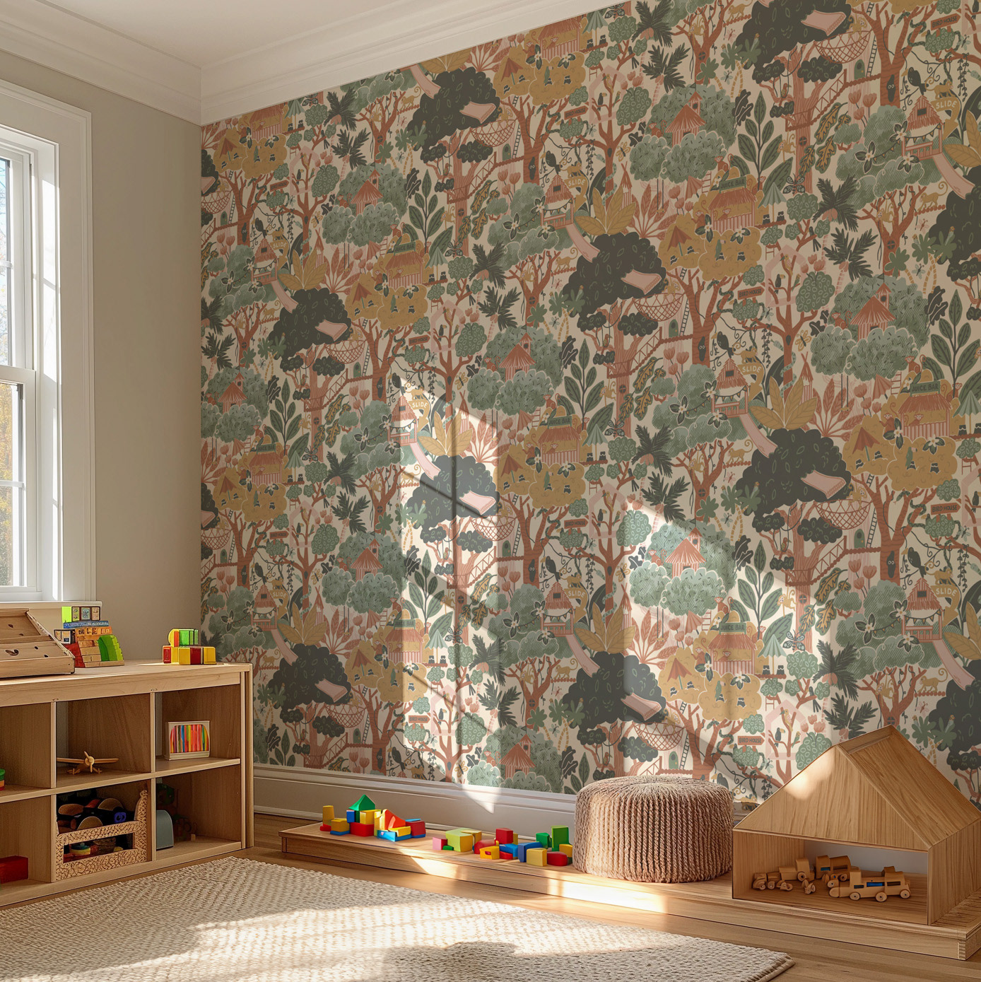 Jungle Treehouse Tales Wallpaper