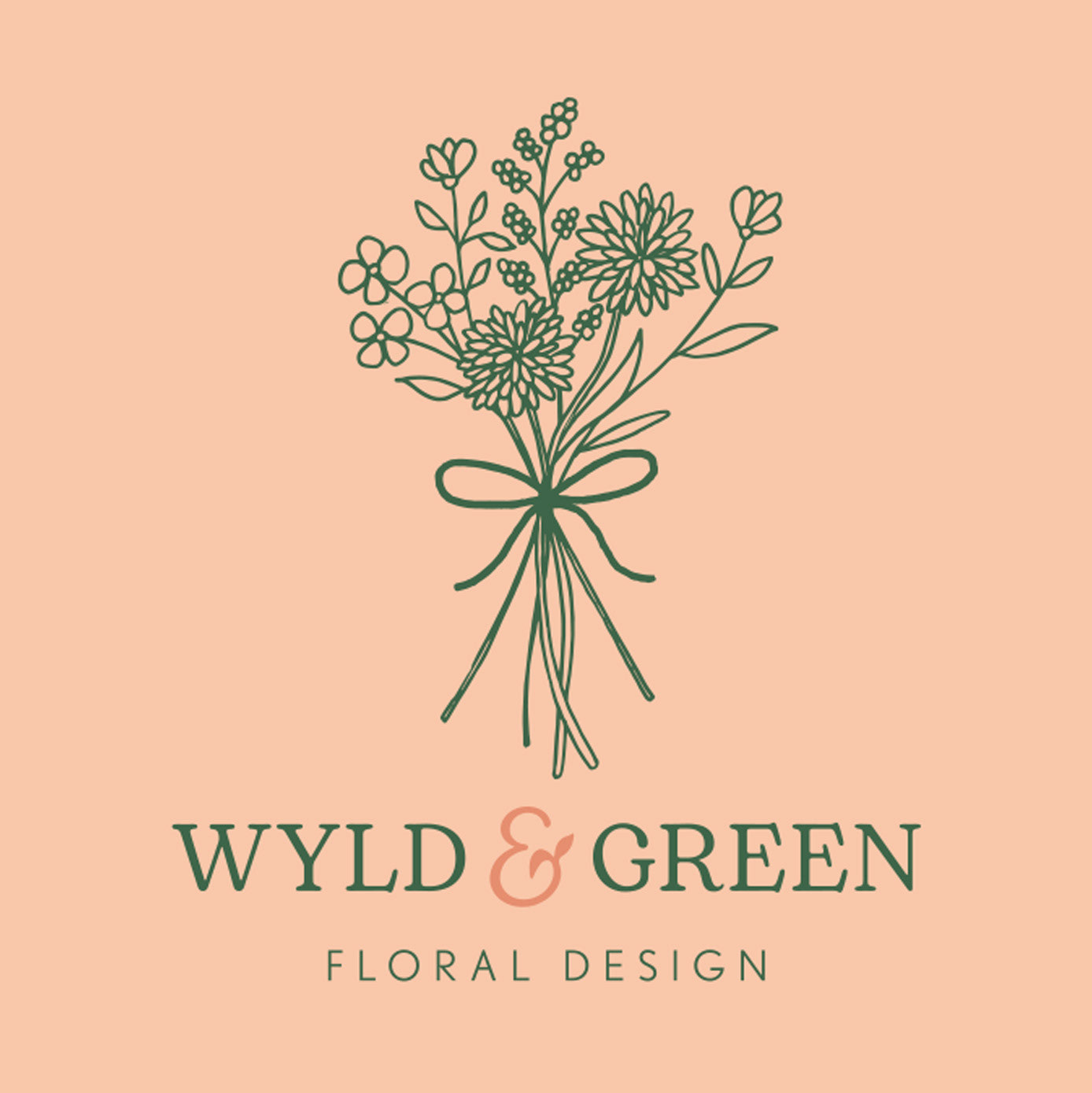 Wyld and Green Florist Logo