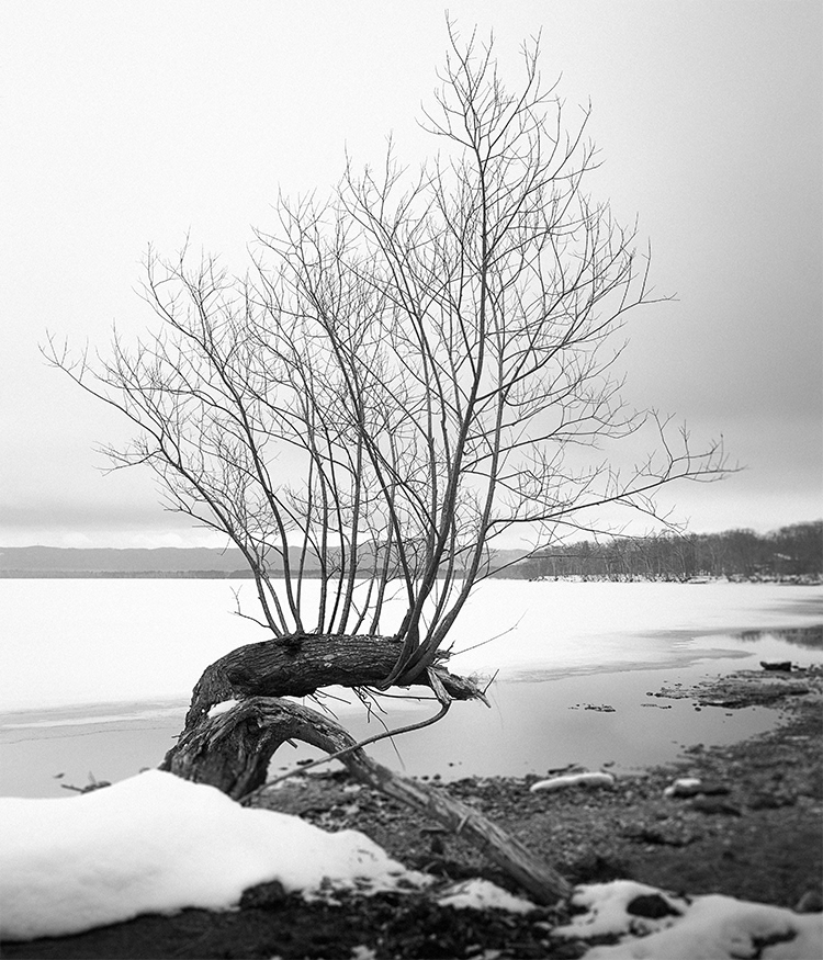 Pictures of Kussharo Lake in winter.