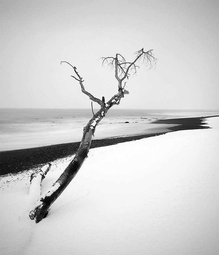 Slow shutter Picture of Hokkaido.