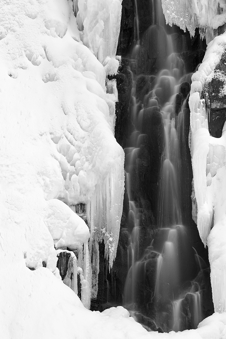 Waterfall in Hokkaido.