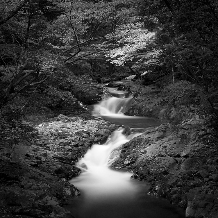 Japanese valleys. Namesawa Valley, Shizuoka Prefecture, Japan.