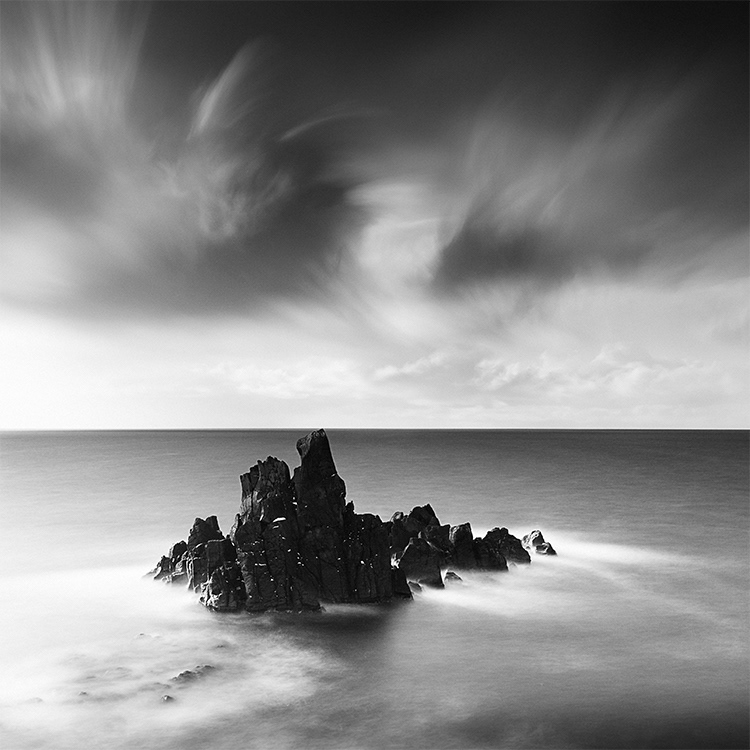 Kuroiwa-Rock. Mashike, Hokkaido.