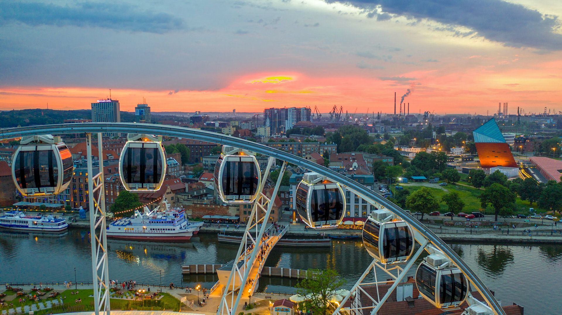 AmberSky, Motława, Muzeum II Wojny Światowej, Ołowianka