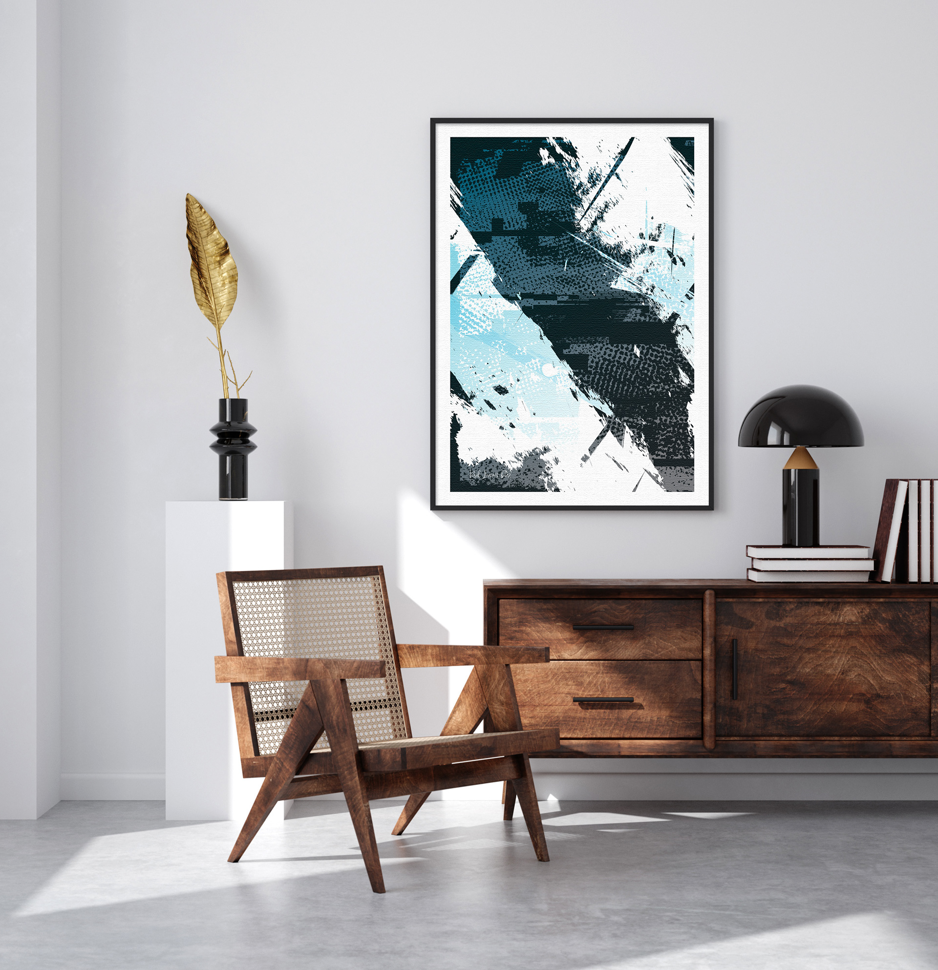 Slate - industrial and moody, a nod to concrete landscapes