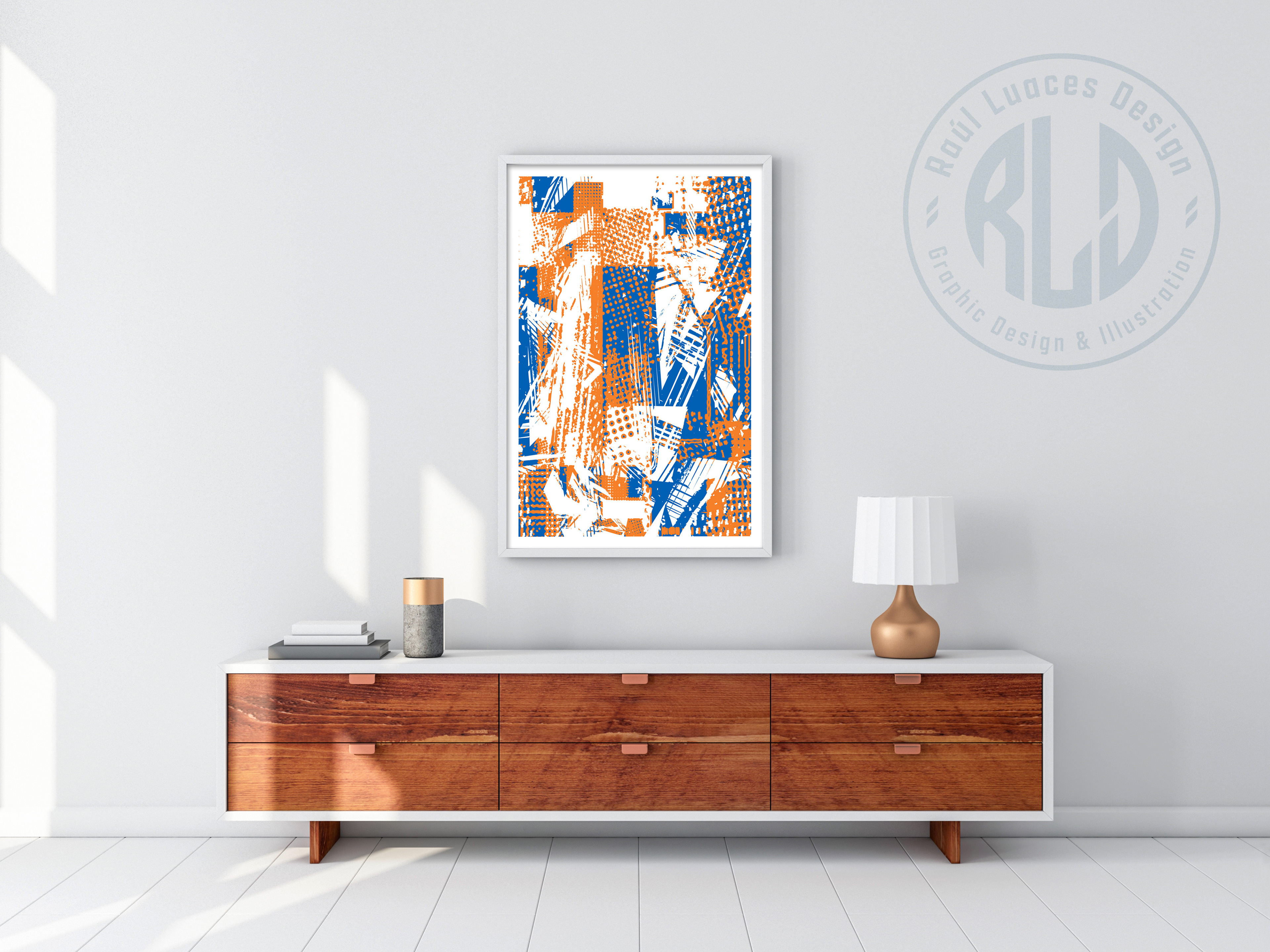 Geo-Grunge Series I - Auburn