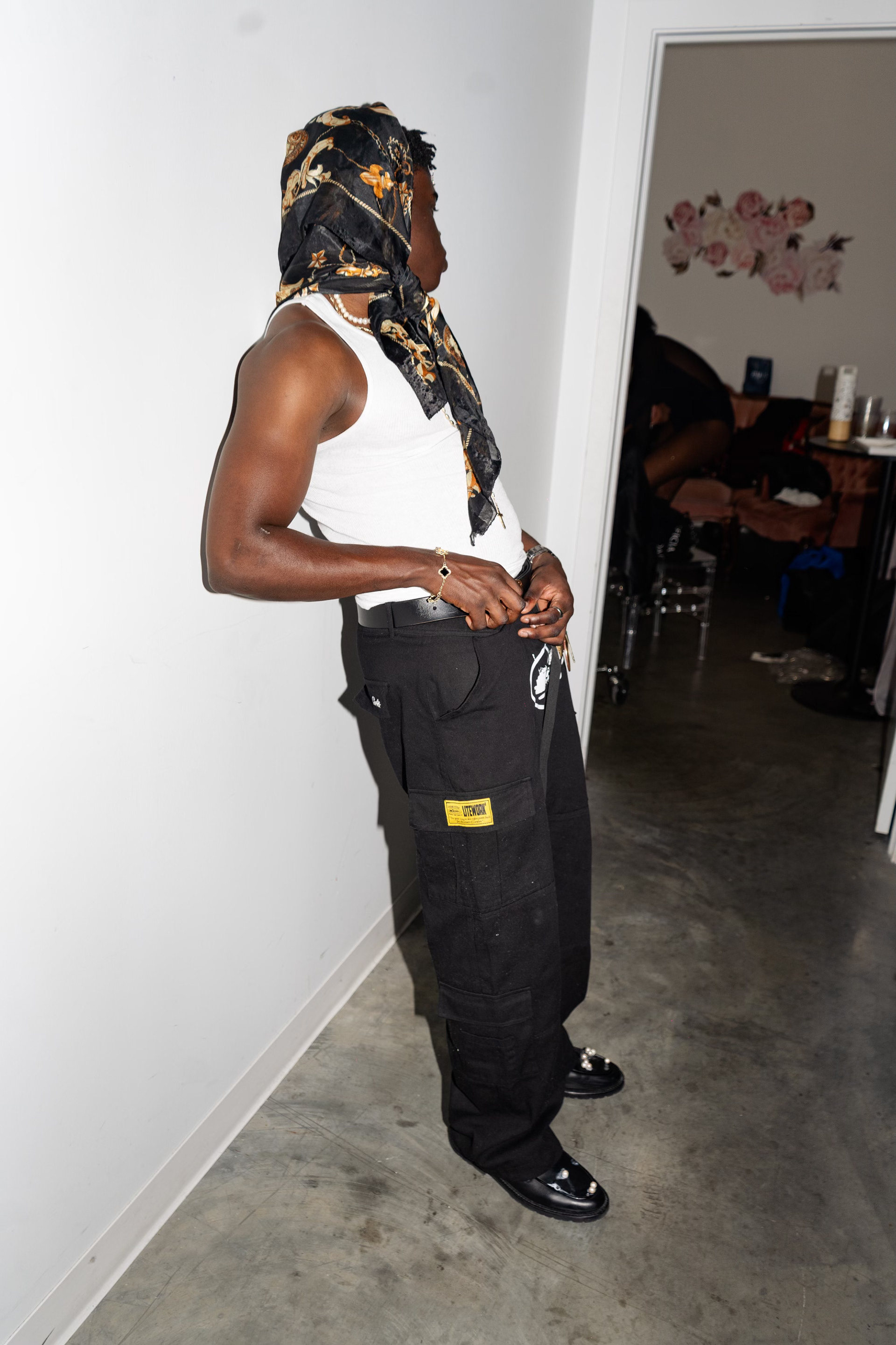 Me backstage at "The Exposè"