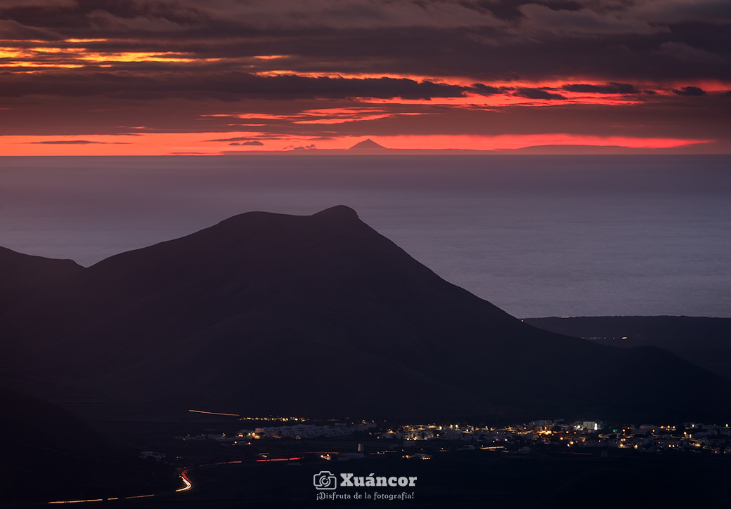 El Teide visto desde Lanzarote