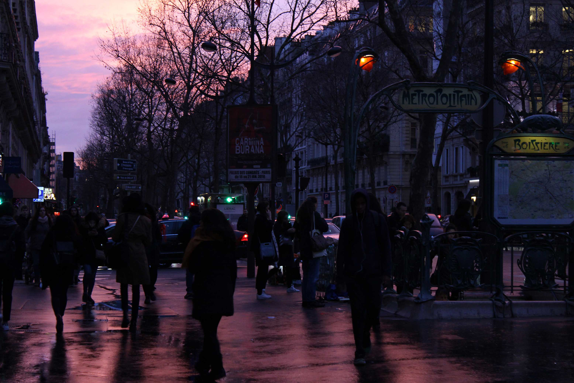 Sunset in Paris