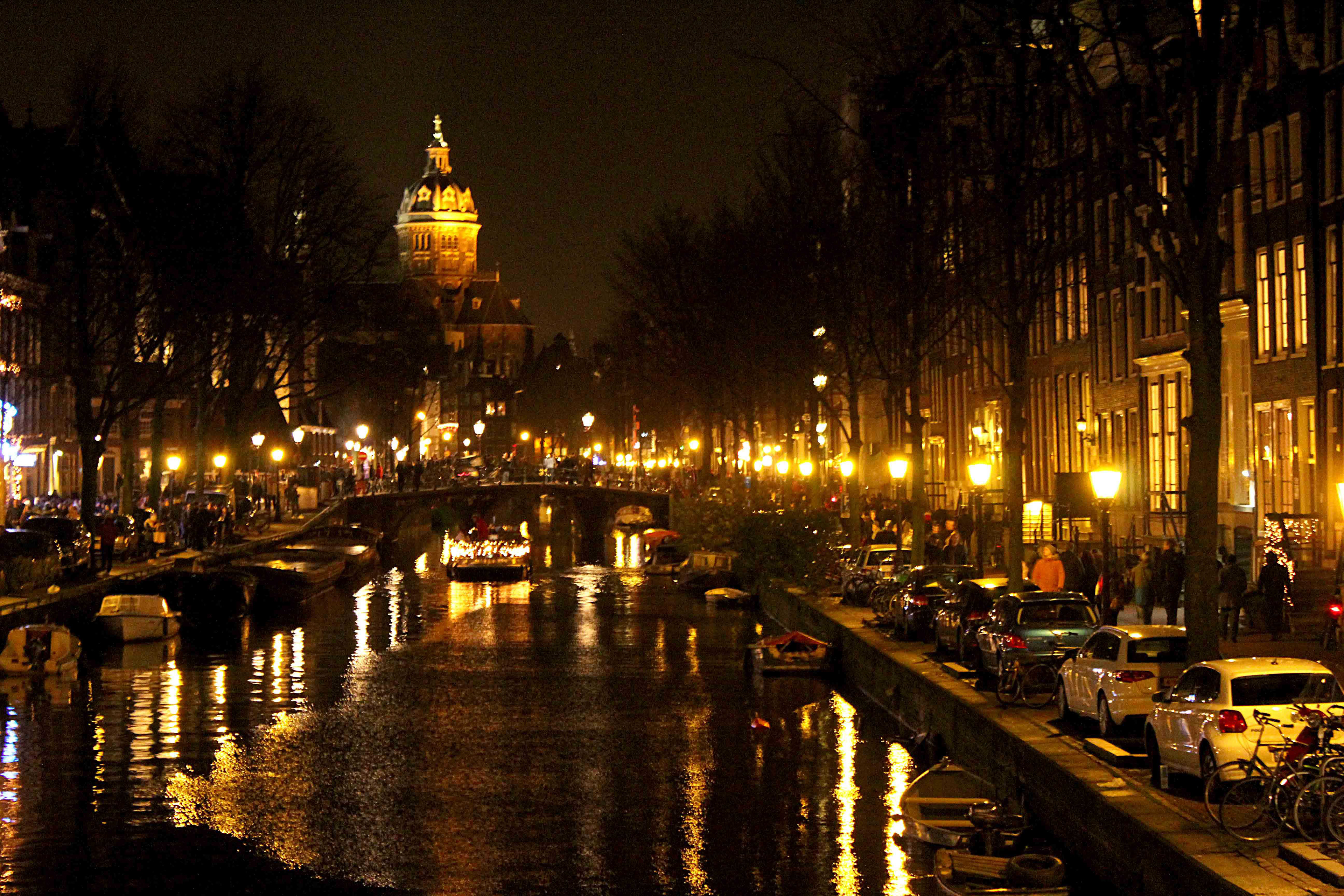 Amsterdam at night