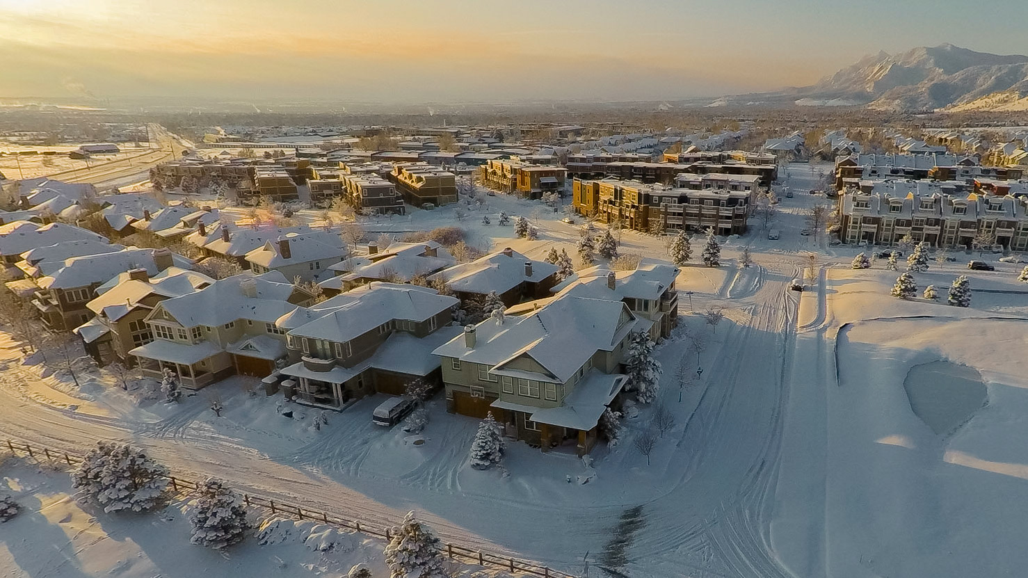 Winter Sunrise, Bolder, Colorado
