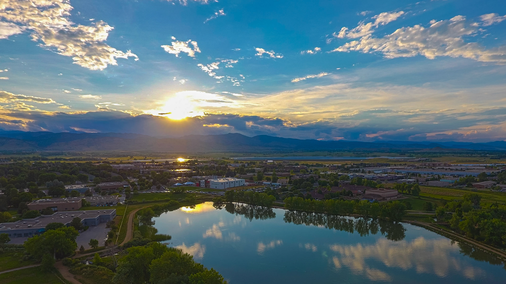 Boulder Colorado Sunset