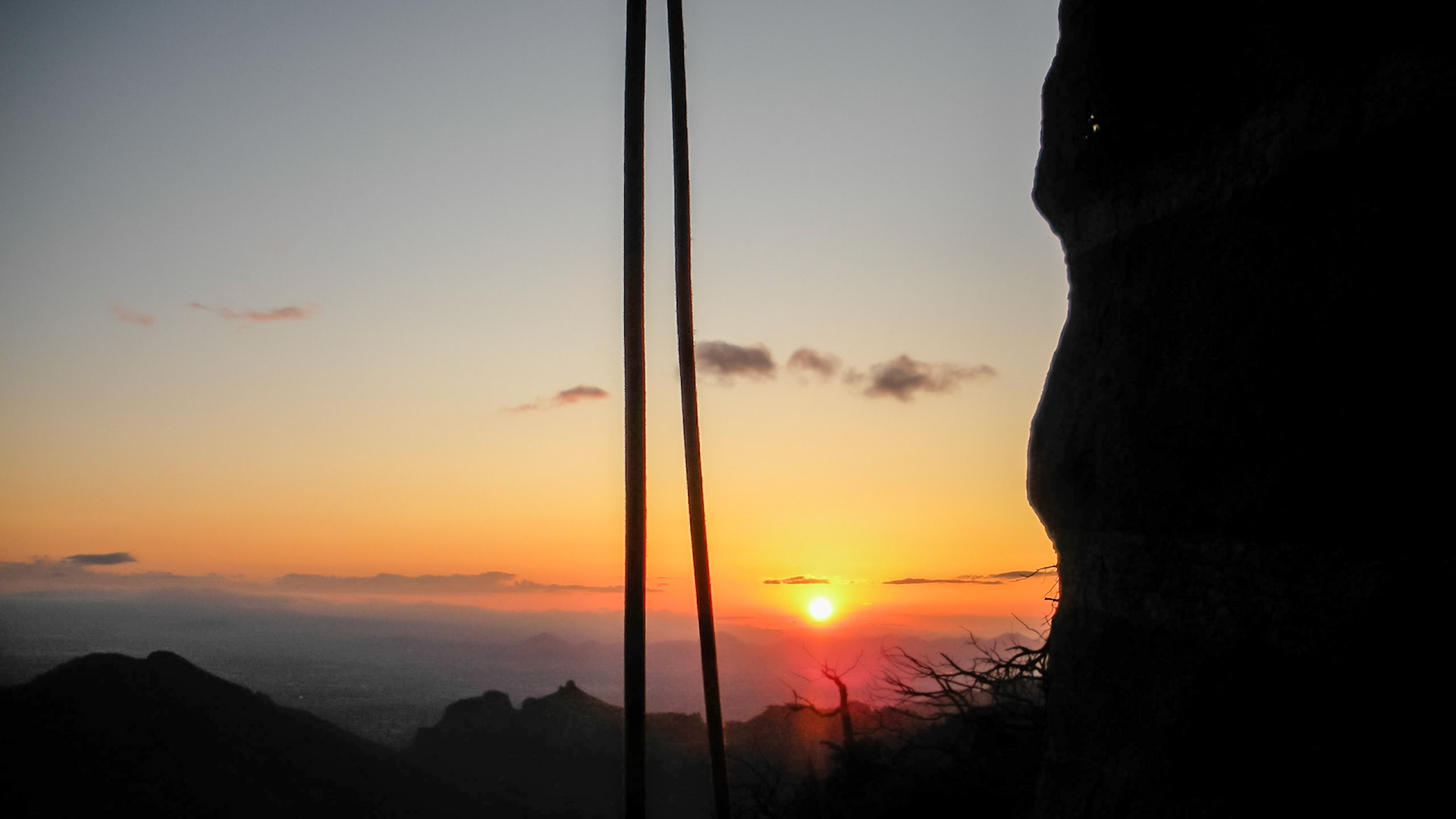 End of the day on Mt. Lemmon
