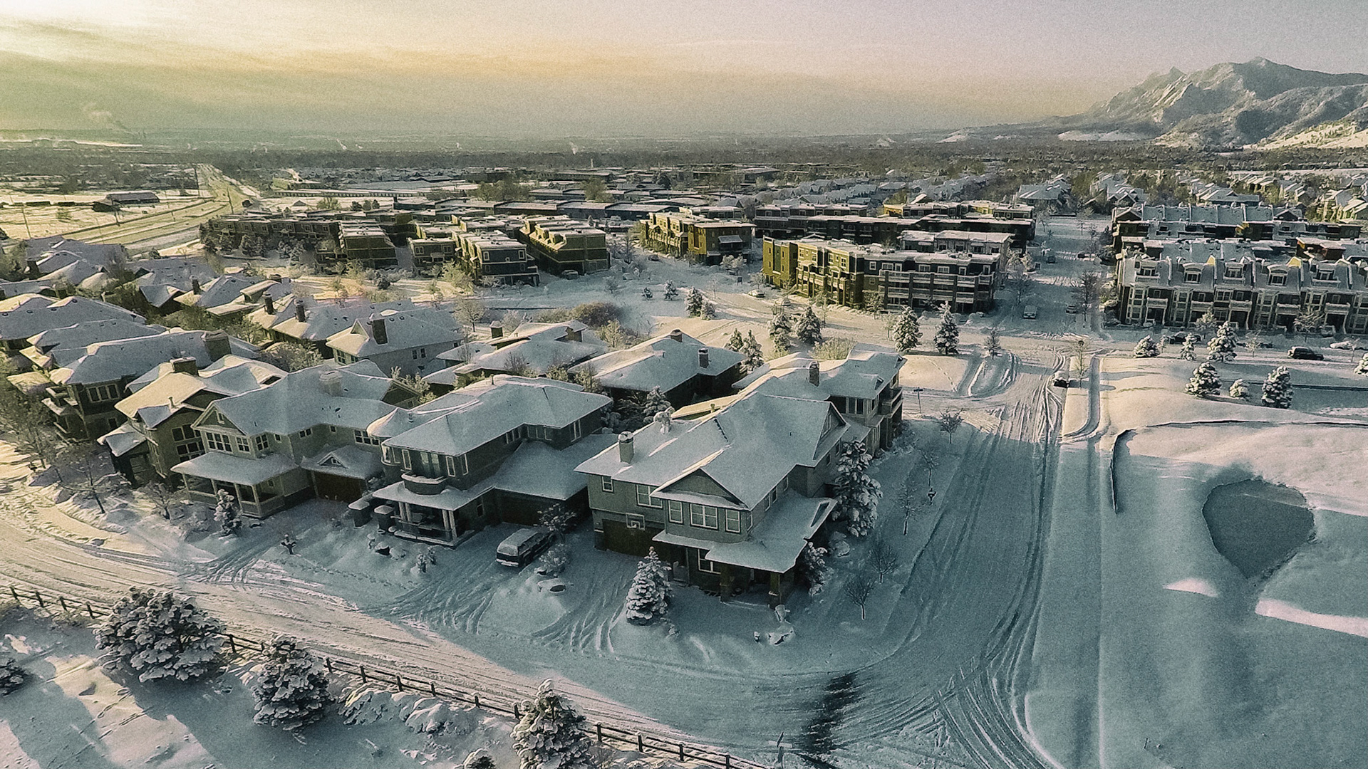 North Boulder snowstorm