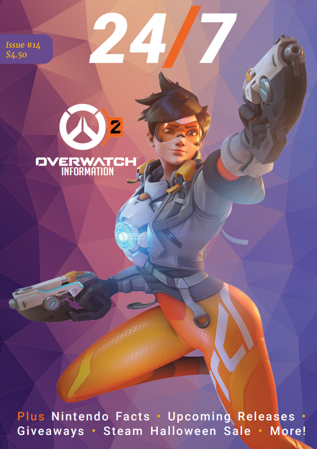 24/7 Front Cover with Tracer from Overwatch