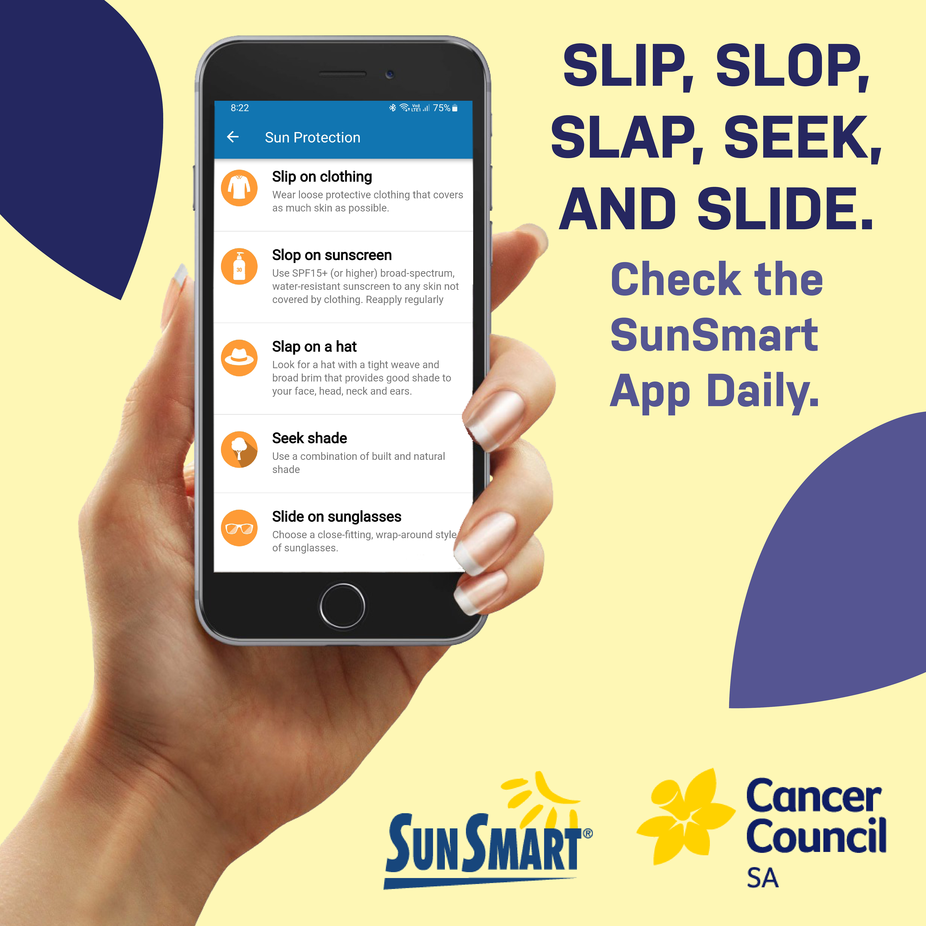Check the SunSmart App Daily