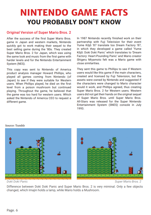 Article 2 - Nintendo Game Facts #1