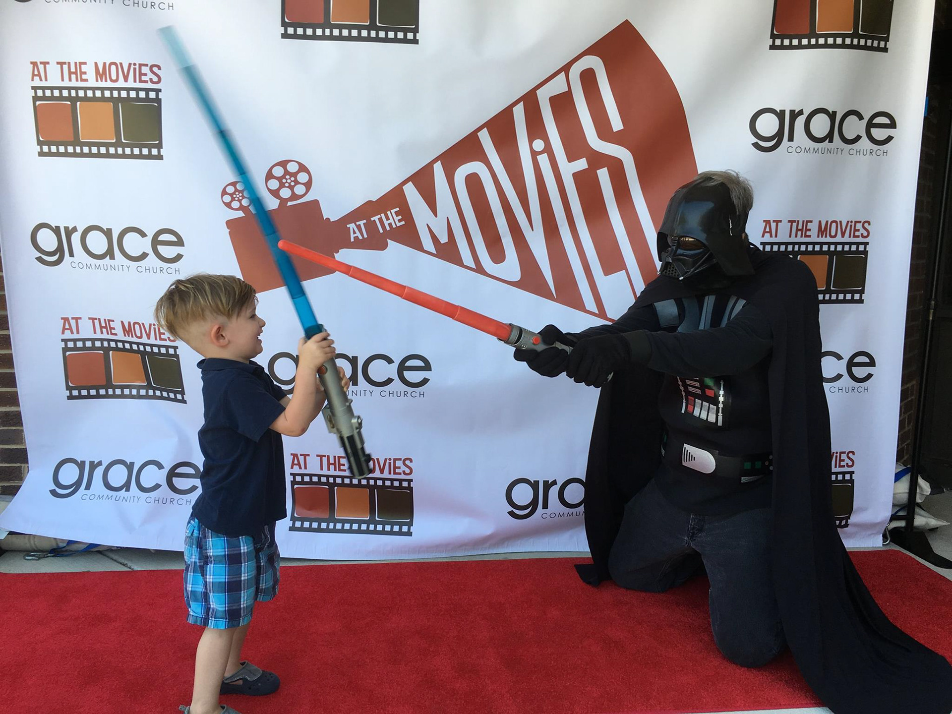 Step & Repeat backdrop