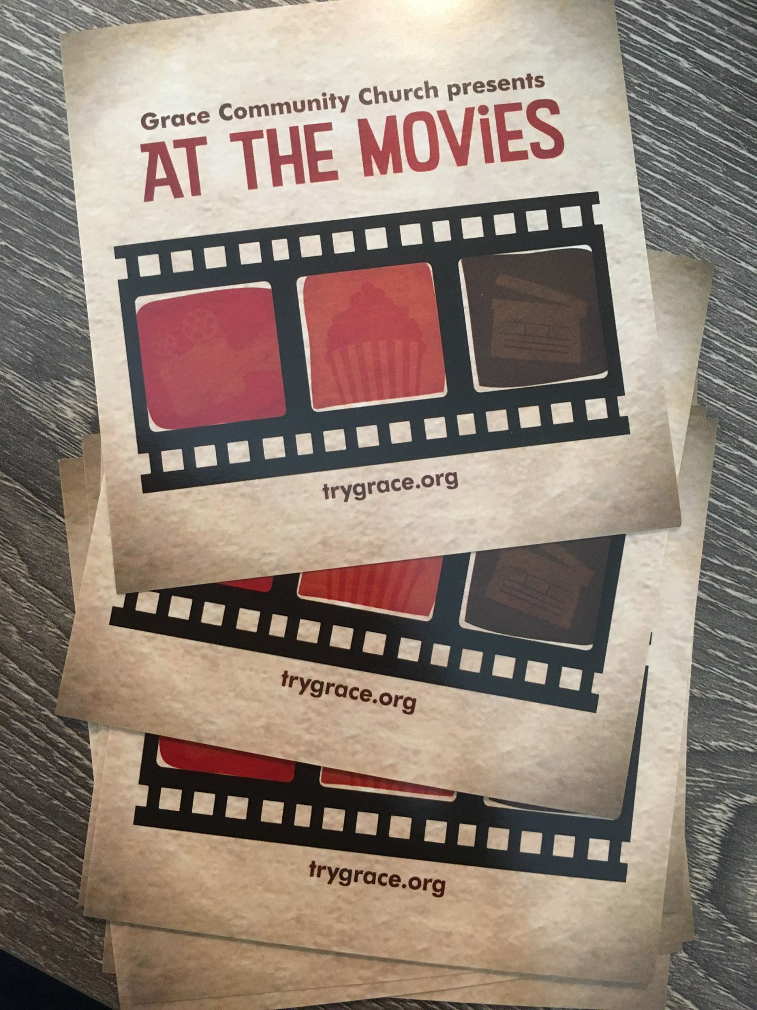 Stickers for popcorn bags