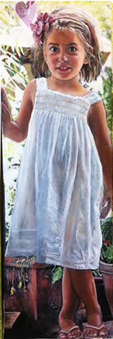 Farah - 2014 Oil on canvas - 120x40 cm