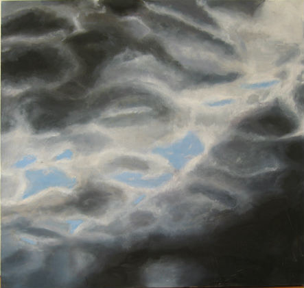 Belgium Sky - 2010       Oil on canvas - 80x80cm                