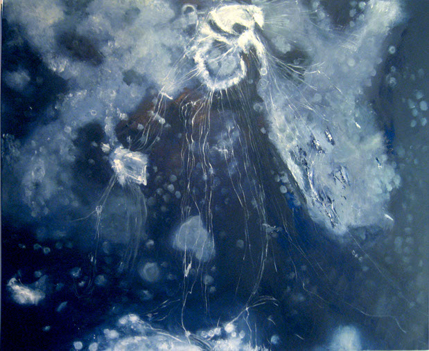 L’Ecume - 2011       Oil on canvas - 100x80cm                