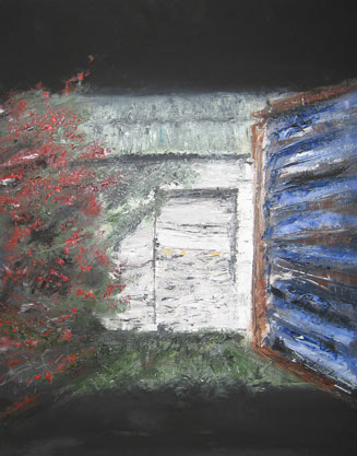 The forbidden entrance - 2011       Oil on canvas - 80x60cm