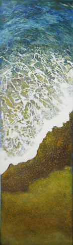 4 Seasons - Summer -2013       Oil on canvas 100x30 cm