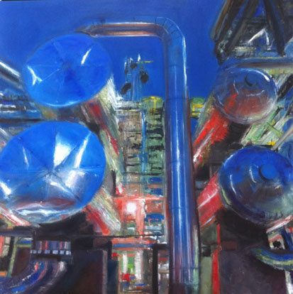 The Powerplant - 2012       Oil on canvas - 80x80cm
