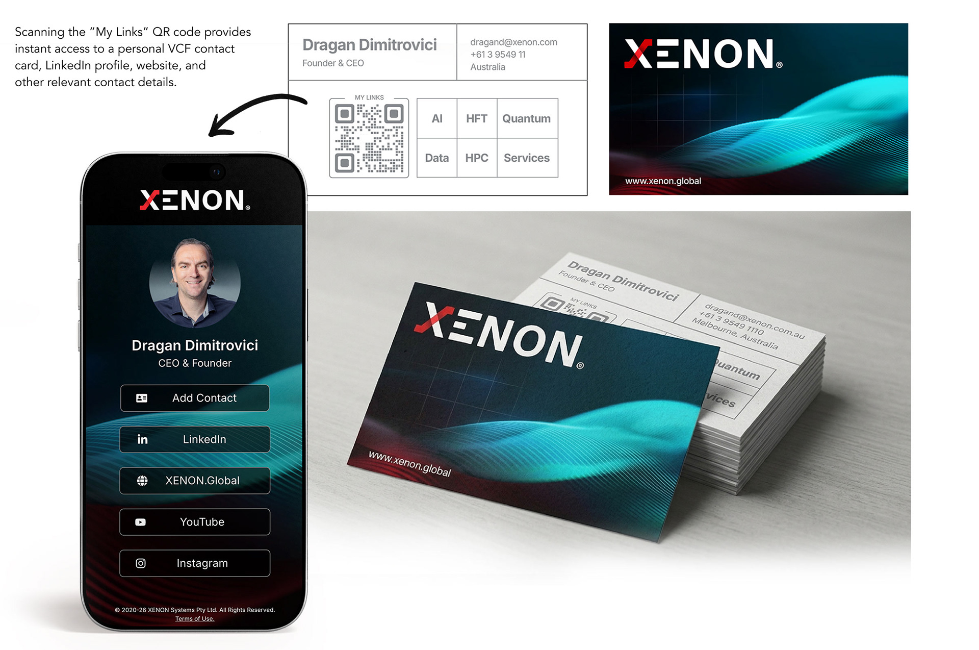 Business card design by Tom Golz