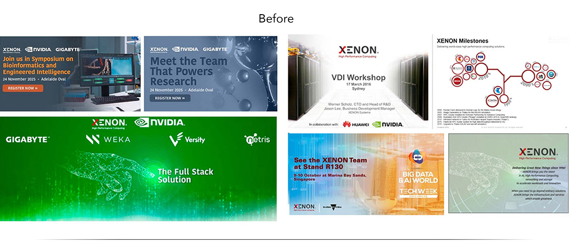 Brand before and after by Tom Golz
