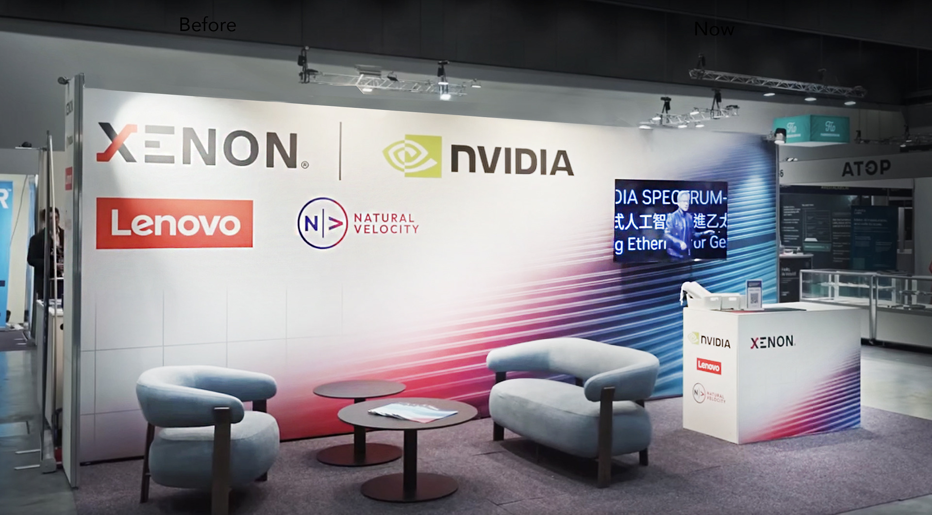 Exhibition booth design by Tom Golz