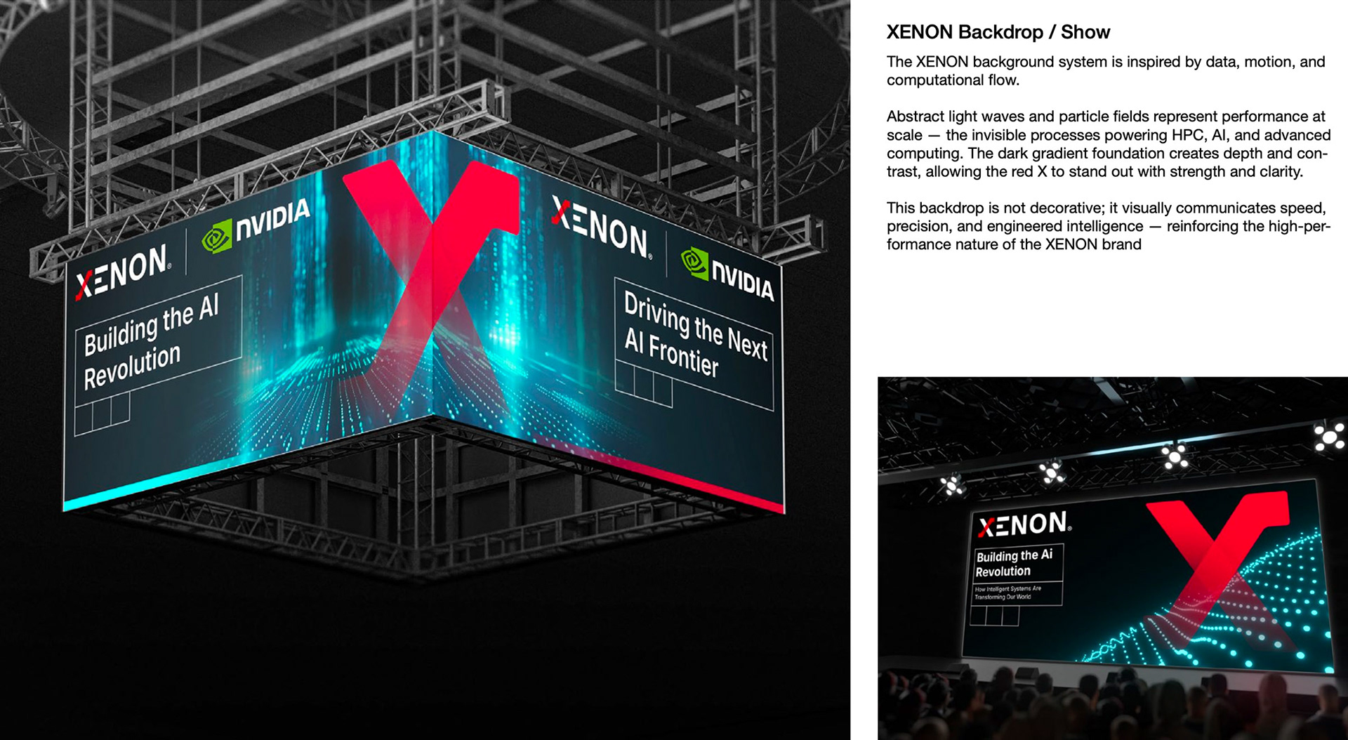 Booth design concept and creative direction by Tom Golz