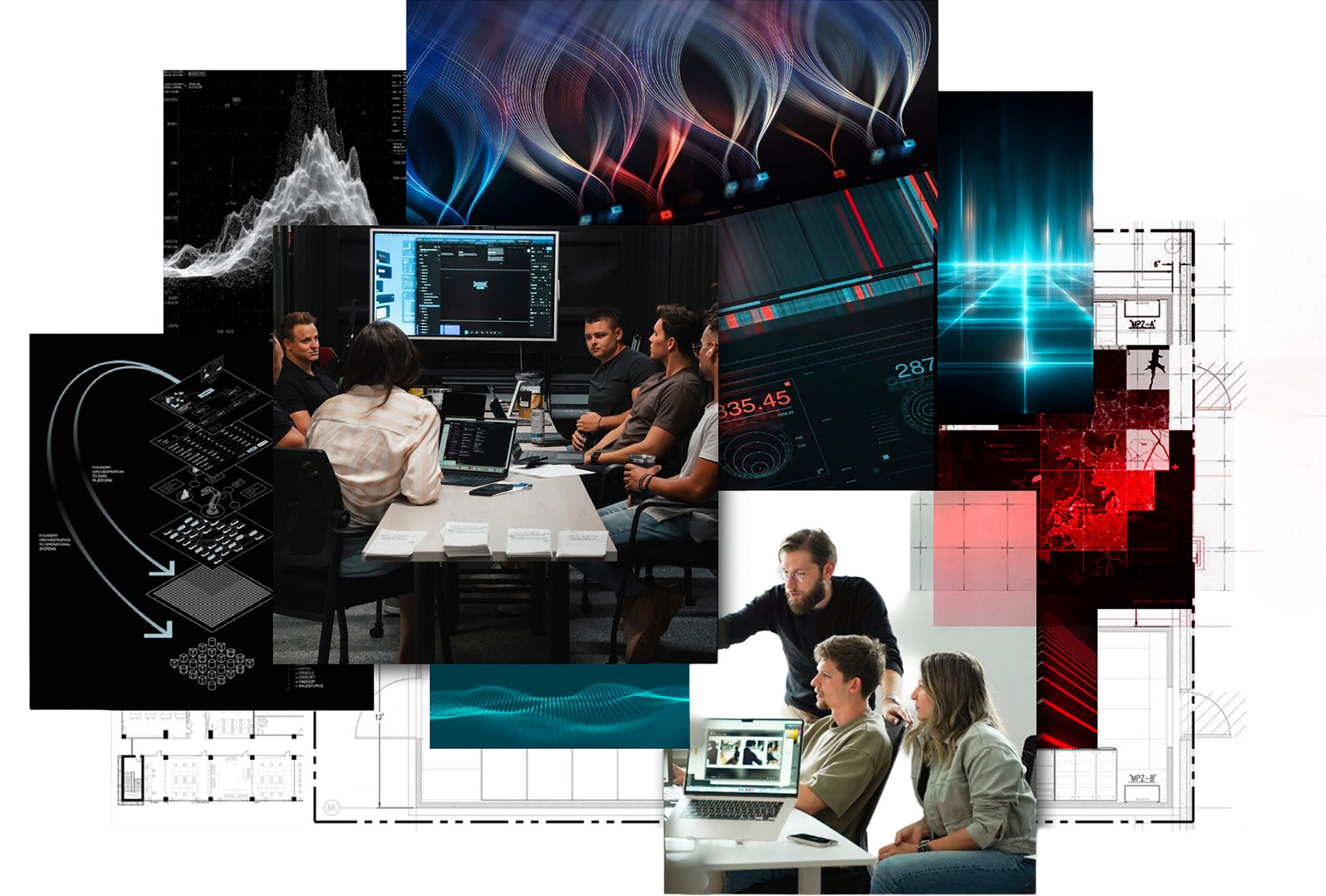 Graphic identity positioning design by Tom Golz