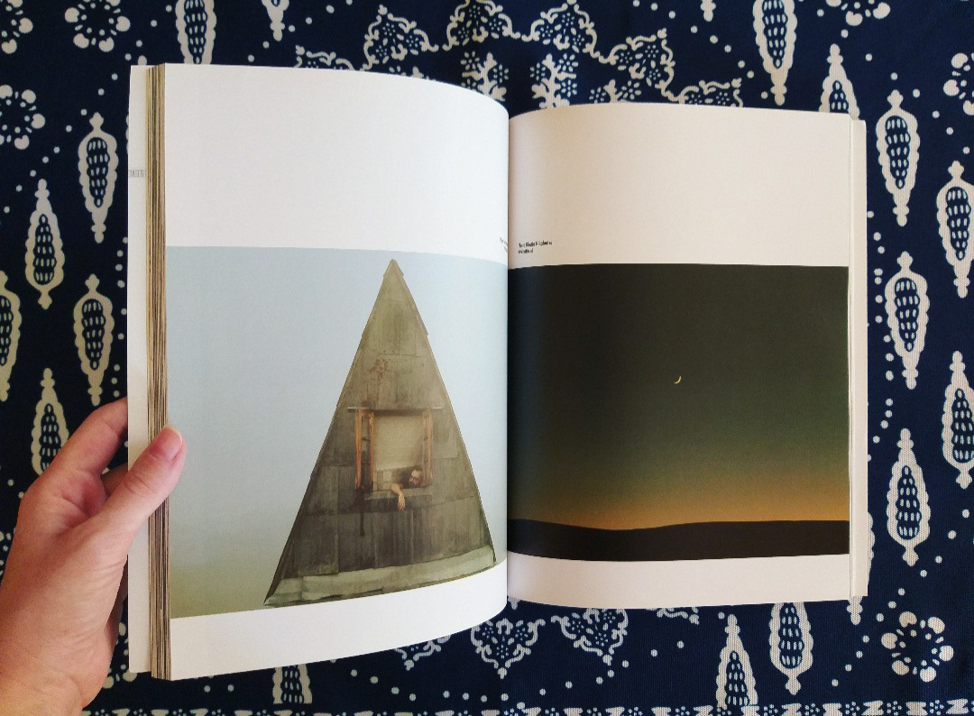 Photo “Crescent Moon From My Balcony” is published in Pretty Vacant Magazine.   Left Image by Ika Margania.