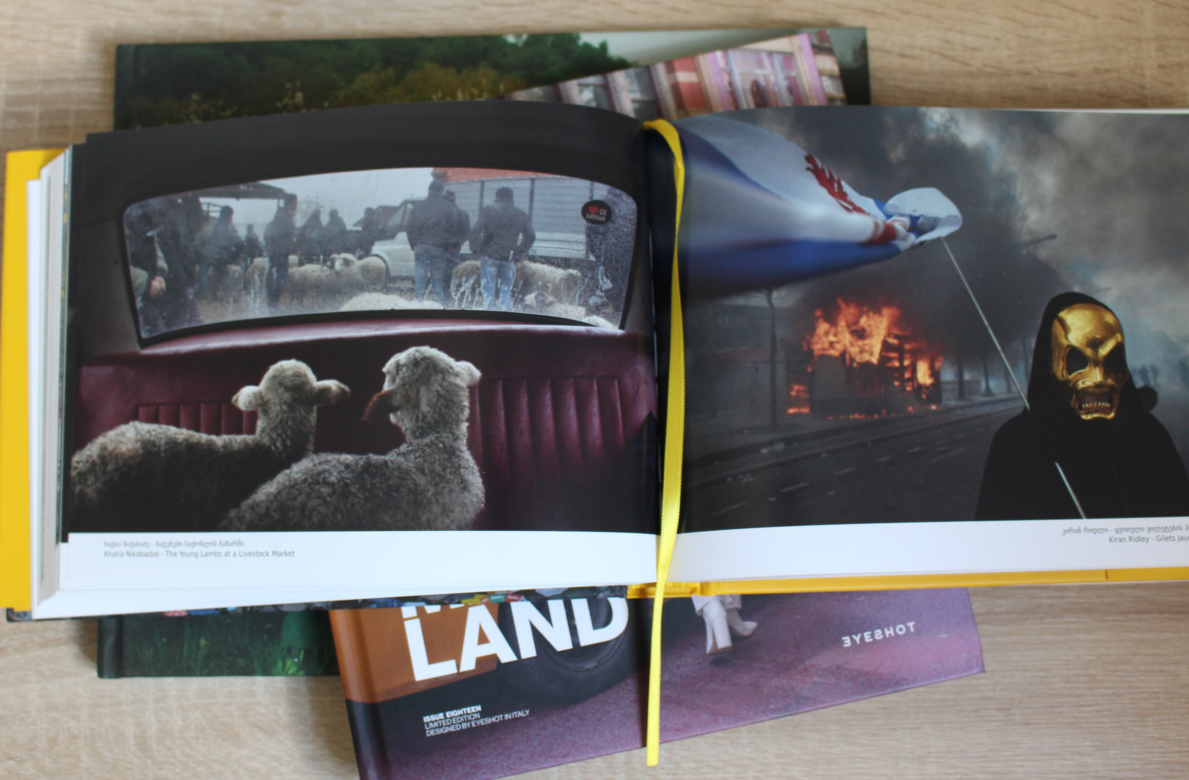 Photo "The Young Lambs at a Livestock Market" published in KOLGA TBILISI PHOTO BOOK