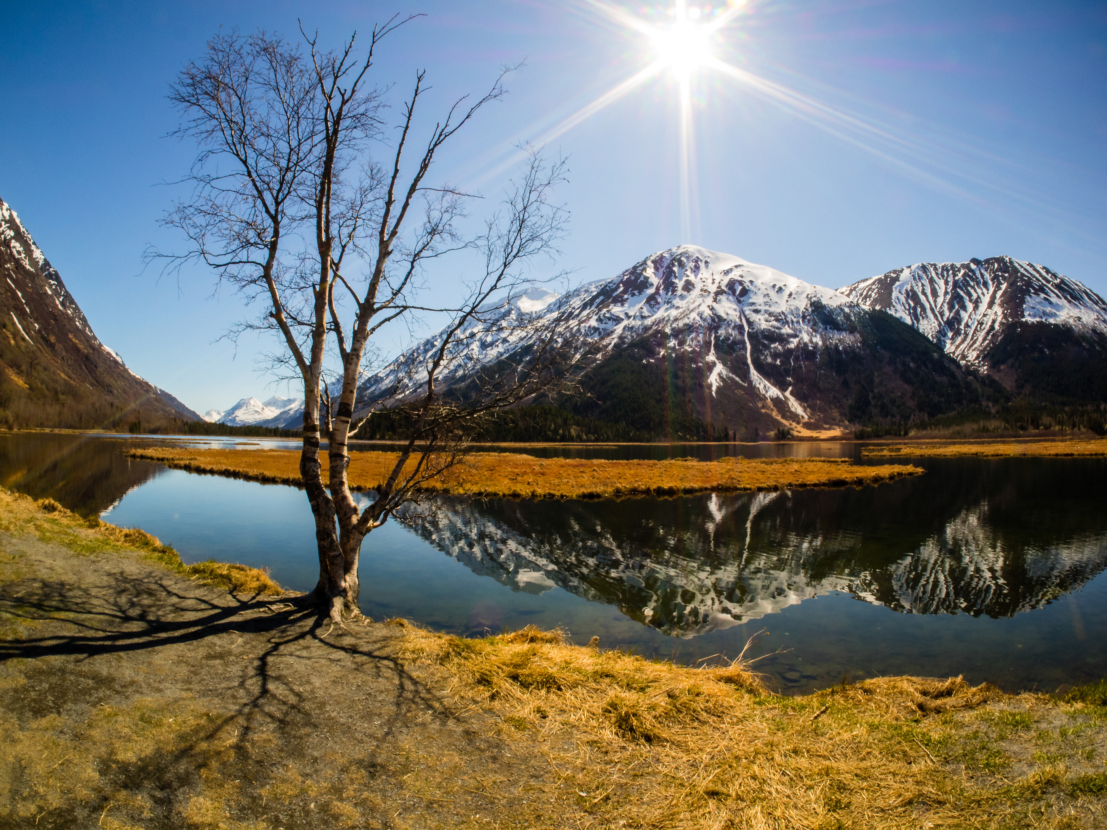 Tern Lake in Alaska, USA.