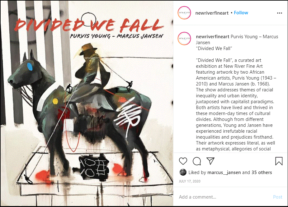 Instagram Posts for New River Fine Art