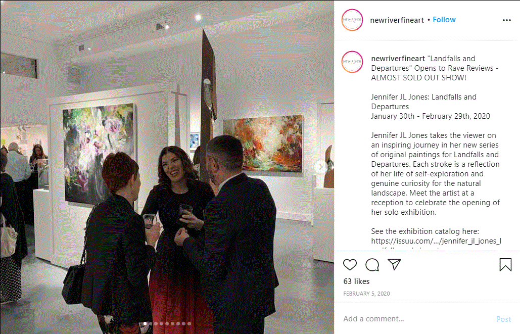 Instagram Posts for New River Fine Art