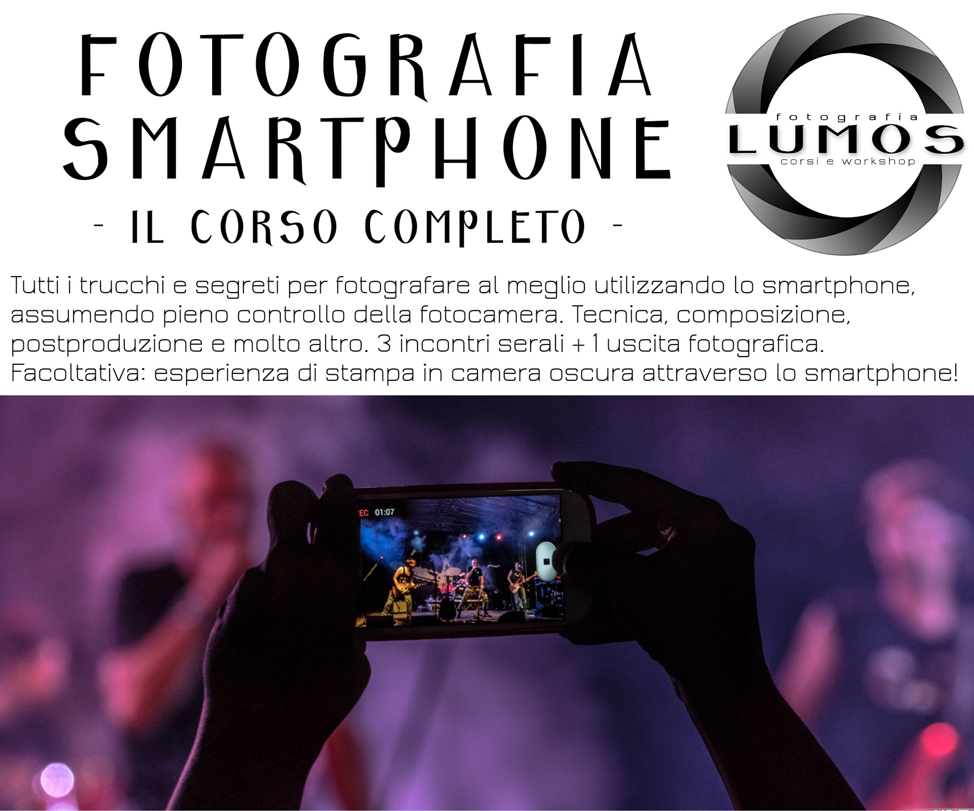 Corso di fotografia con smartphone