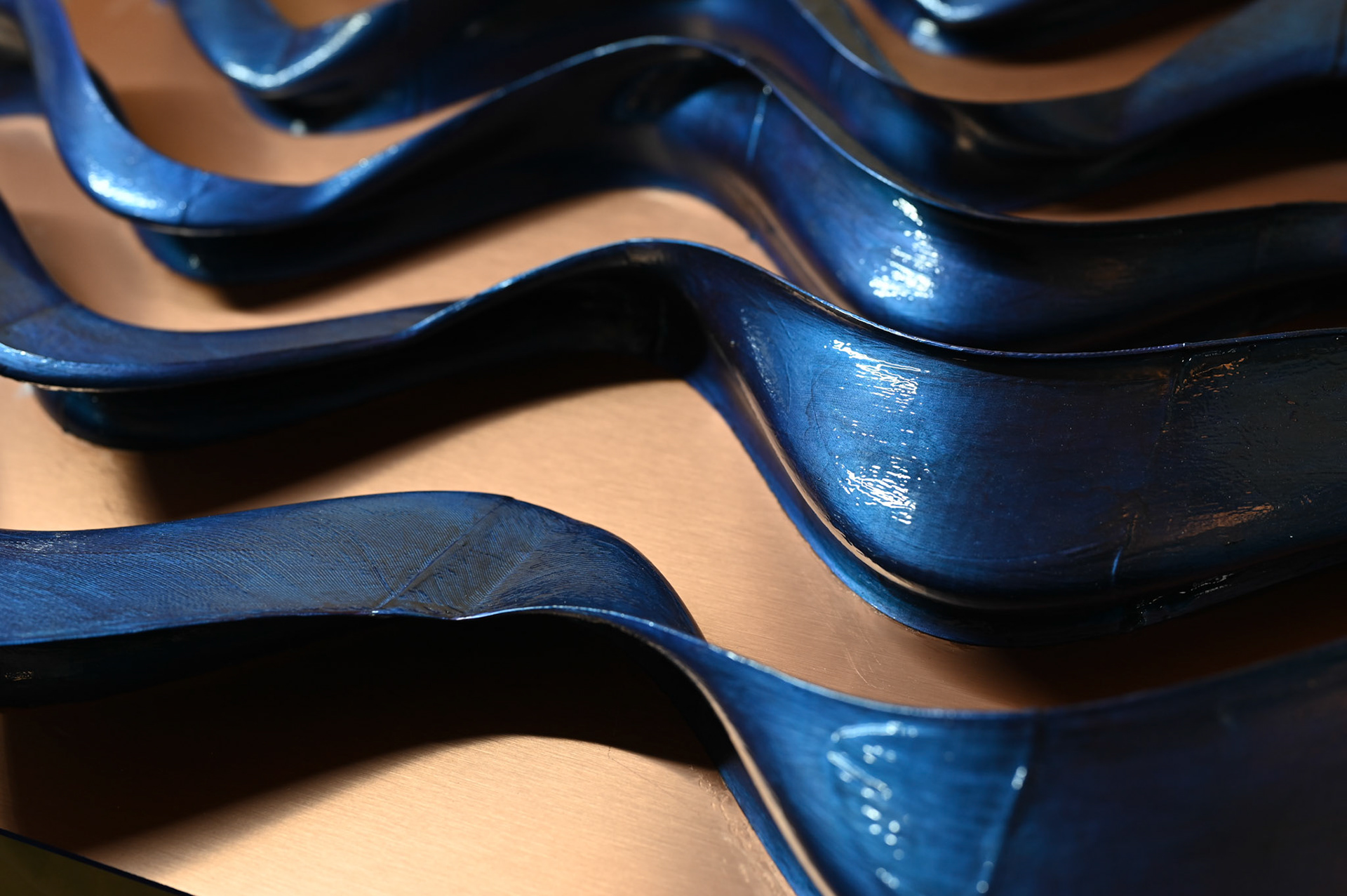 2022 - Copper, Aluminum Composite, PLA, Shellac, ink