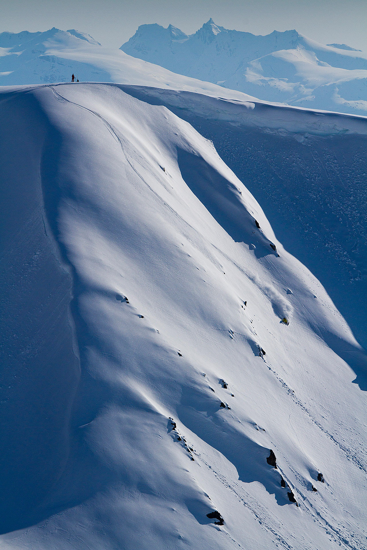 Lyngen i nydelig pudder