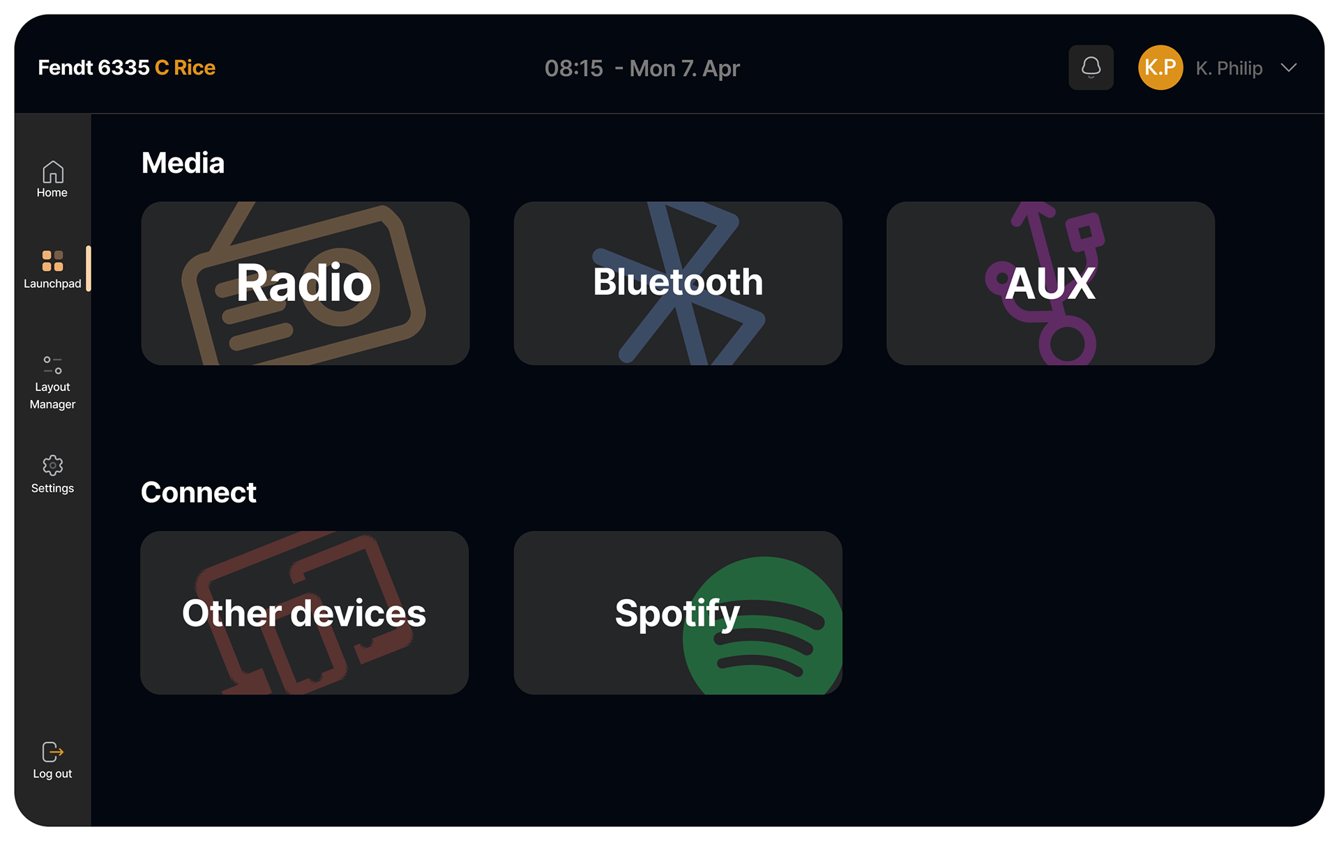 Media selector