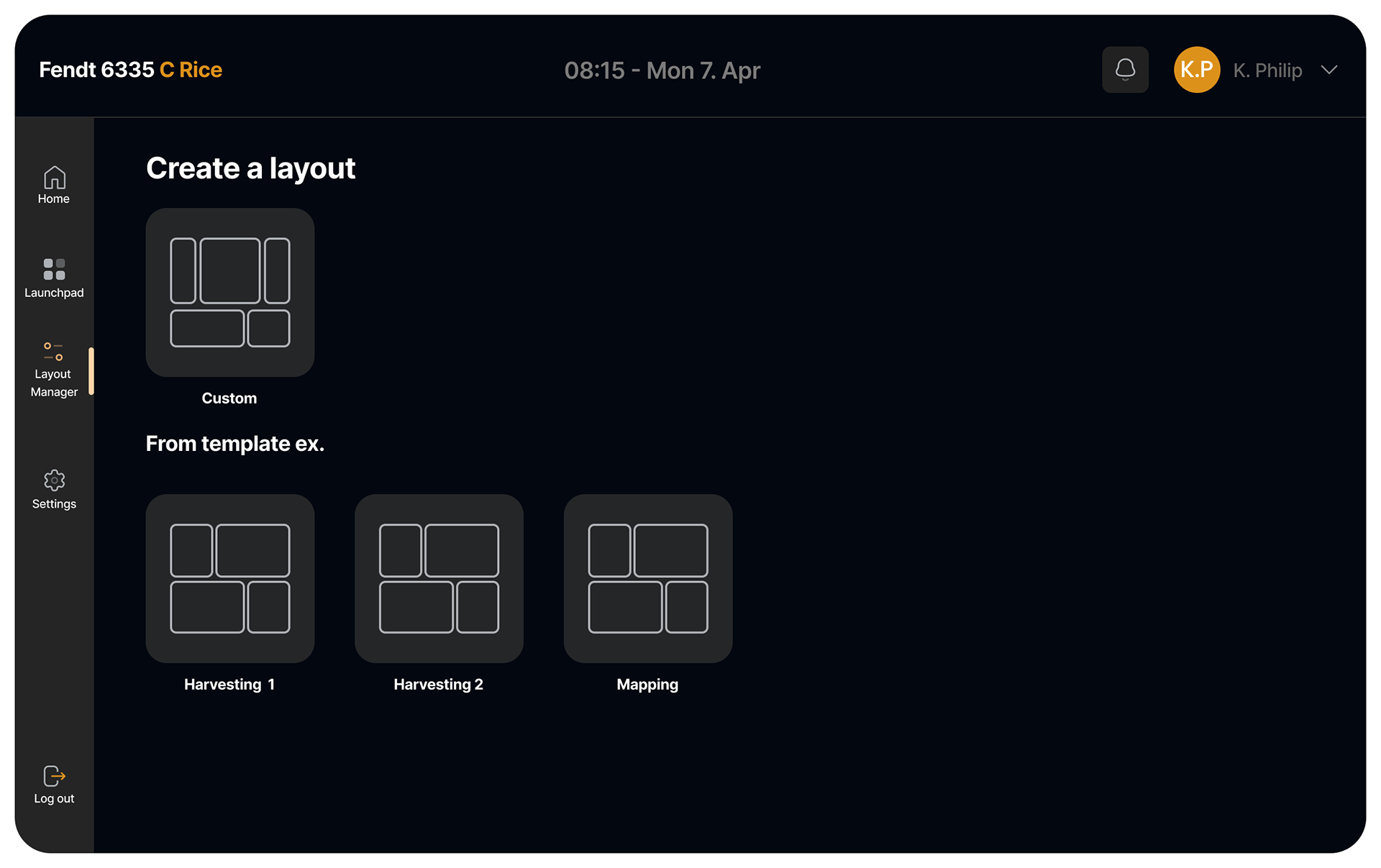 layout presets